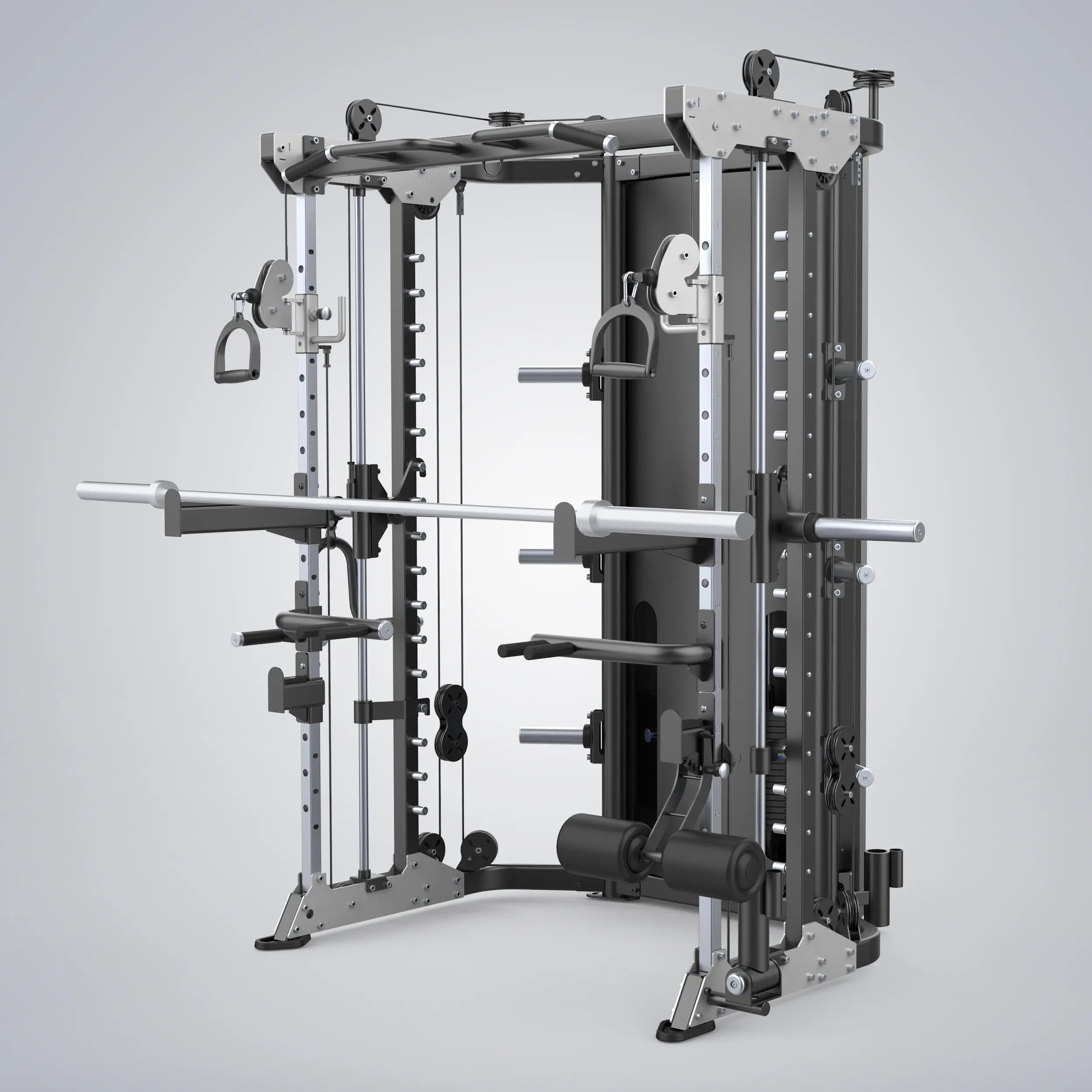 red Functional Smith Machine